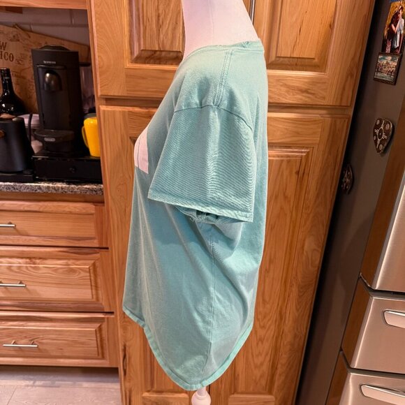 North Face Half Dome Womens Green T-shirt, Size Large, EUC - Picture 3 of 8